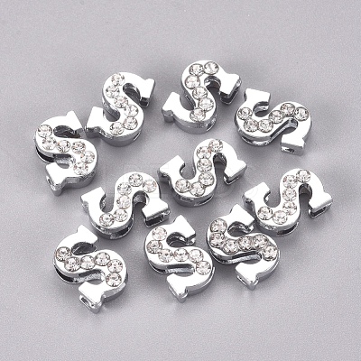 Alloy Slide Charms PALLOY-WH0066-21S-1