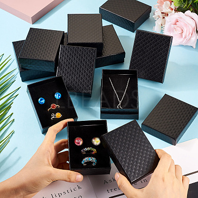 Rhombus Textured Cardboard Gift Storage Boxes CON-TAC0010-03A-06-1