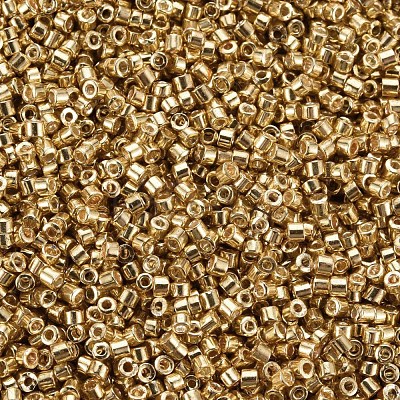Plated Glass Cylinder Beads SEED-S047-E-005-1