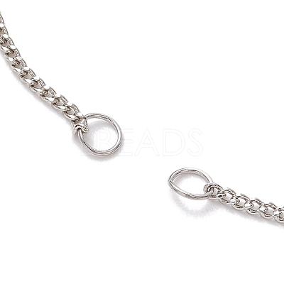 Brass Slider Bracelet Makings AJEW-JB01253-02-1