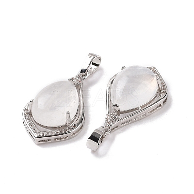 Natural Quartz Crystal Pendants G-H283-04P-25-1