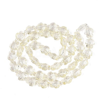 Transparent Glass Beads Strands DGLA-N021-02A-10-1