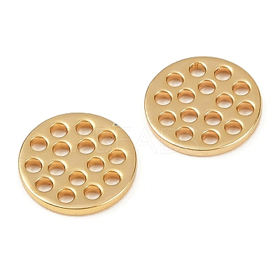 Brass Disc Multi-strand Links KK-B137-04G-1