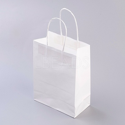 Pure Color Kraft Paper Bags AJEW-G020-B-03-1