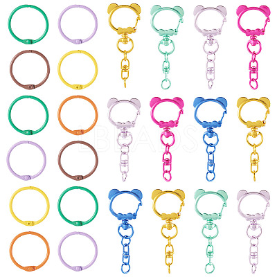 15Pcs Alloy Swivel Clasps FIND-TA0010-55-1
