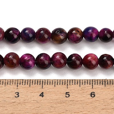 Natural Tiger Eye Beads Strands LS-G-B133-A02-6mm-10-1