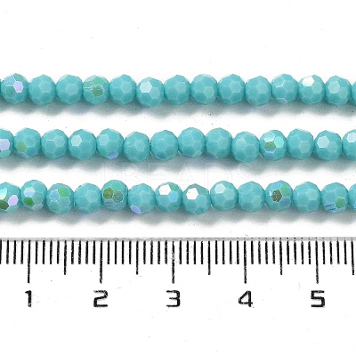 Opaque Glass Beads Strands EGLA-A035-P4mm-L12-1