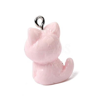 Opaque Resin Pendants X-RESI-F065-02-1