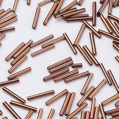 Glass Bugle Beads SEED-E001-12mm-81#-1