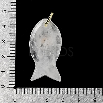 Natural Quartz Crystal Pendants G-Z102-02G-06-1