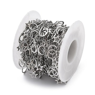 304 Stainless Steel Link Chains CHS-U002-05P-06-1