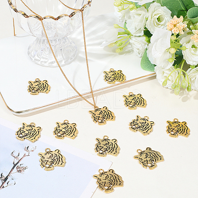 Tibetan Style Alloy Pendanrs FIND-WH0199-392AG-1