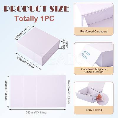 Foldable Rectangle Paper Storage Gift Cases CON-TAC0019-001C-1