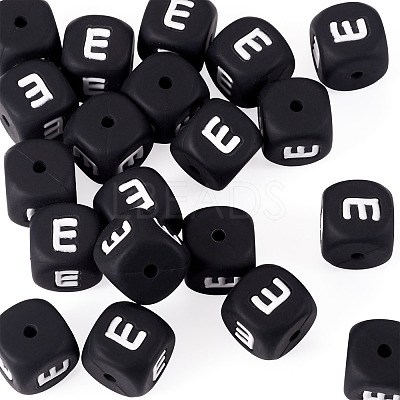 20Pcs Food Grade Eco-Friendly Silicone Beads SIL-TADJ0001-04E-1