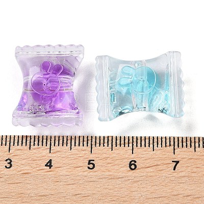 Transparent Acrylic Beads OACR-H112-06A-1