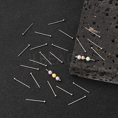 Tarnish Resistant 304 Stainless Steel Ball Head pins STAS-N017-02-20mm-1