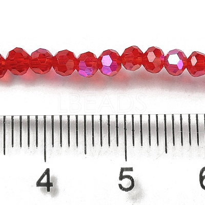 Electroplate Transparent Glass Beads Strands LS-EGLA-A035-T3mm-L07-1