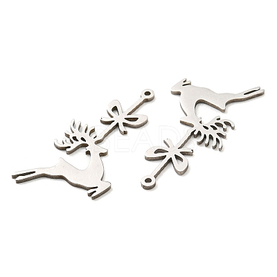 Non-Tarnish 201 Stainless Steel Pendants STAS-M318-21P-1