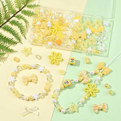 100Pcs 18 Styles Transparent & Opaque Acrylic Beads MACR-FS0002-40-1