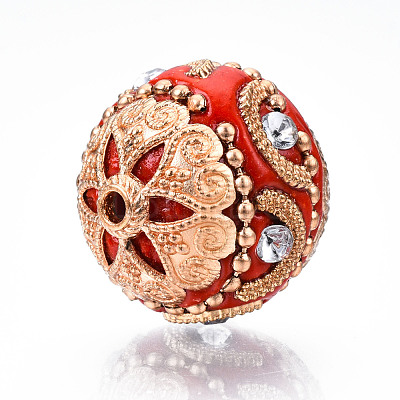 Handmade Indonesia Beads IPDL-E010-10-G-1