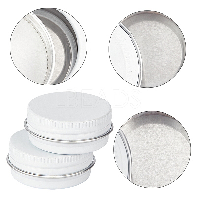 Round Aluminium Tin Cans CON-WH0079-13E-1