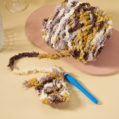 Segment Dyed Super Bulky Polyester Yarn YCOR-TADJ0001-02B-1