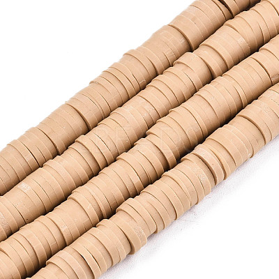 Handmade Polymer Clay Beads X-CLAY-R067-8.0mm-37-1