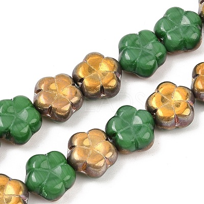Czech Pressed Glass Beads GLAA-I061-23B-1