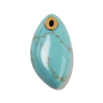 Synthetic Turquoise Pendants G-K355-01G-03-1