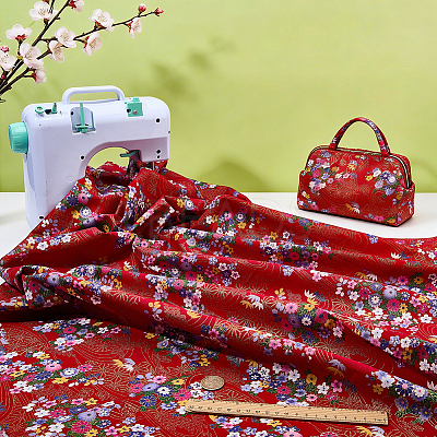 Japanese-style Cotton Fabric DIY-WH0780-30A-1