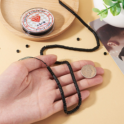 1 Strand Natural Black Onyx(Dyed & Heated) Beads Strands G-TA0002-95-1