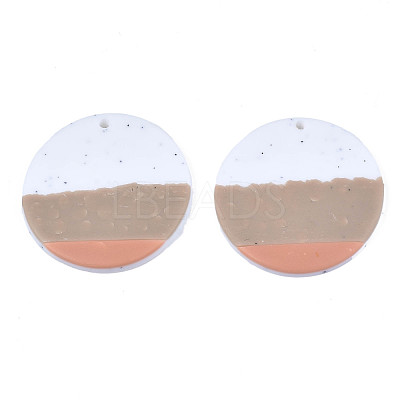 Handmade Polymer Clay Pendants CLAY-N010-023-03-1