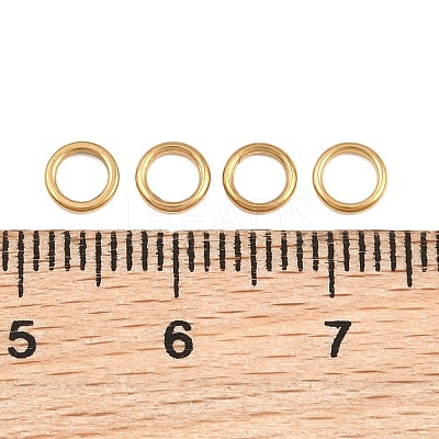 Ion Plating(IP) 304 Stainless Steel Closed Jump Rings STAS-G393-06G-03-1