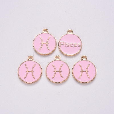 Alloy Enamel Pendants LS-ENAM-S124-01B-09H-1