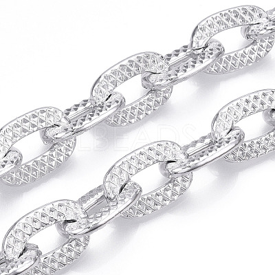 Aluminum Textured Cable Chain CHA-N003-45P-1