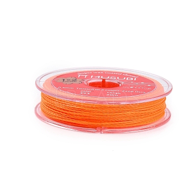 2-Ply Round Waxed Cotton Thread Cords YC-T004-01A-28-1