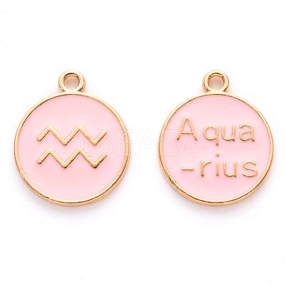 Alloy Enamel Pendants X-ENAM-S124-01A-09J-1