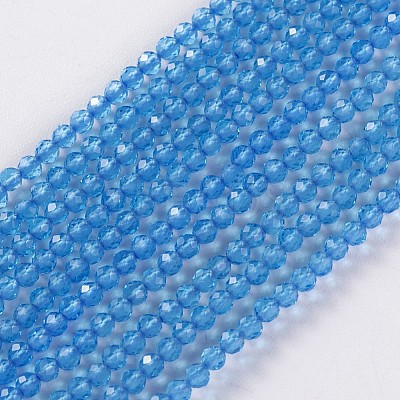 Glass Beads Strands EGLA-E057-02B-09-1