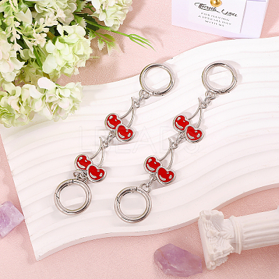 Zinc Alloy Chain Link Purse Strap Extenders AJEW-WH0479-46D-1