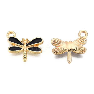 Light Gold Plated Alloy Charms ENAM-T009-02A-1