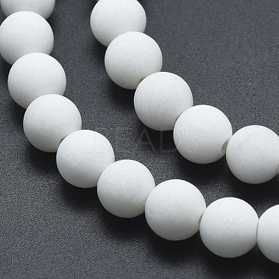 Natural Mashan Jade Beads Strands G-K245-01J-8mm-1