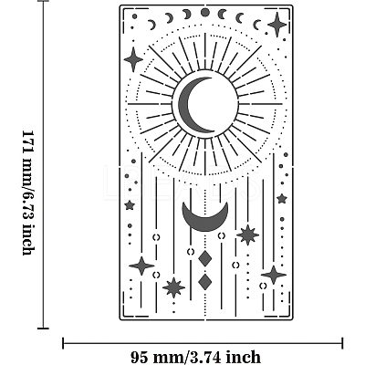 Stainless Steel Cutting Dies Stencils DIY-WH0242-216-1