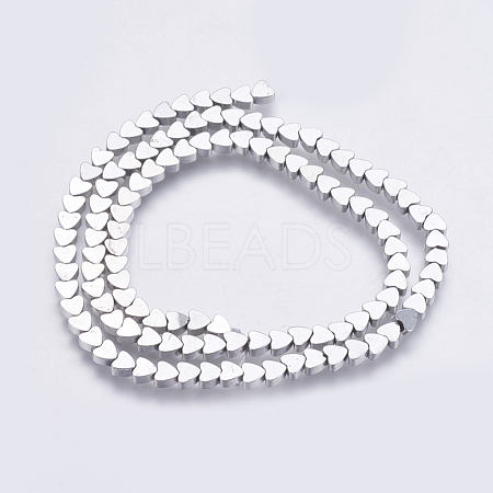 Electroplate Non-magnetic Synthetic Hematite Bead Strands G-K237-07C-1