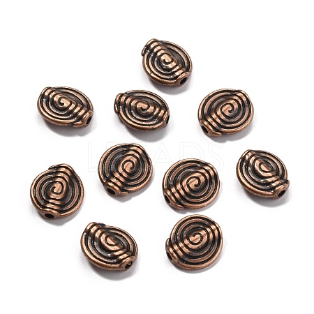 Tibet Red Copper Metal Beads RLF0479Y-1