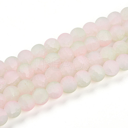 Crackle Glass Beads X1-GLAA-N009-10mm-01-1