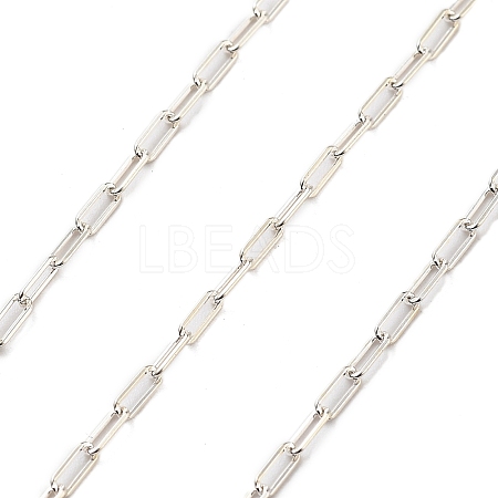 925 Sterling Silver Paperclip Chains STER-P064-02P-1