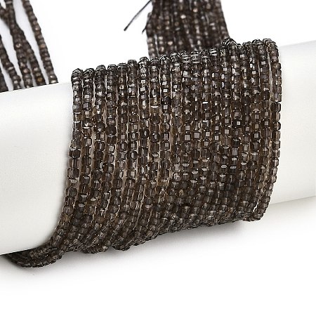 Natural Smoky Quartz Beads Strands G-P553-E06-01-1