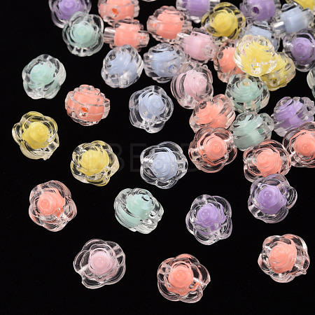 Transparent Acrylic Beads TACR-S152-20A-1