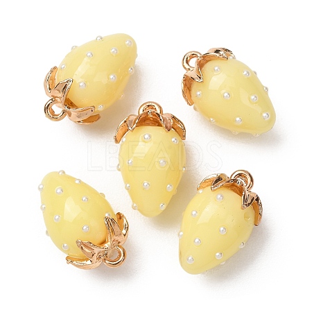 Resin Pendants FIND-C096-01G-03-1