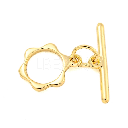 Brass Toggle Clasps KK-A223-07G-1